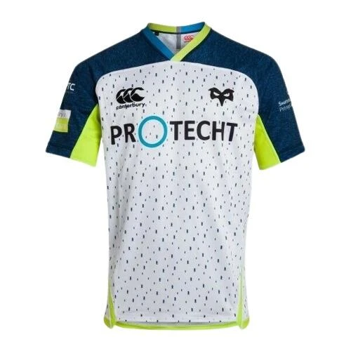 Canterbury CCC Ospreys Vapodri S/S Alternate Rugby Shirt Kids White 3 Canterbury CCC Ospreys Vapodri S/S Alternate Rugby Shirt Kids White