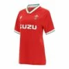 Macron Wales WRU Womens Home Rugby Shirt Red -Tennis Squash Shop k0328543bac765dc21707efaff562df48