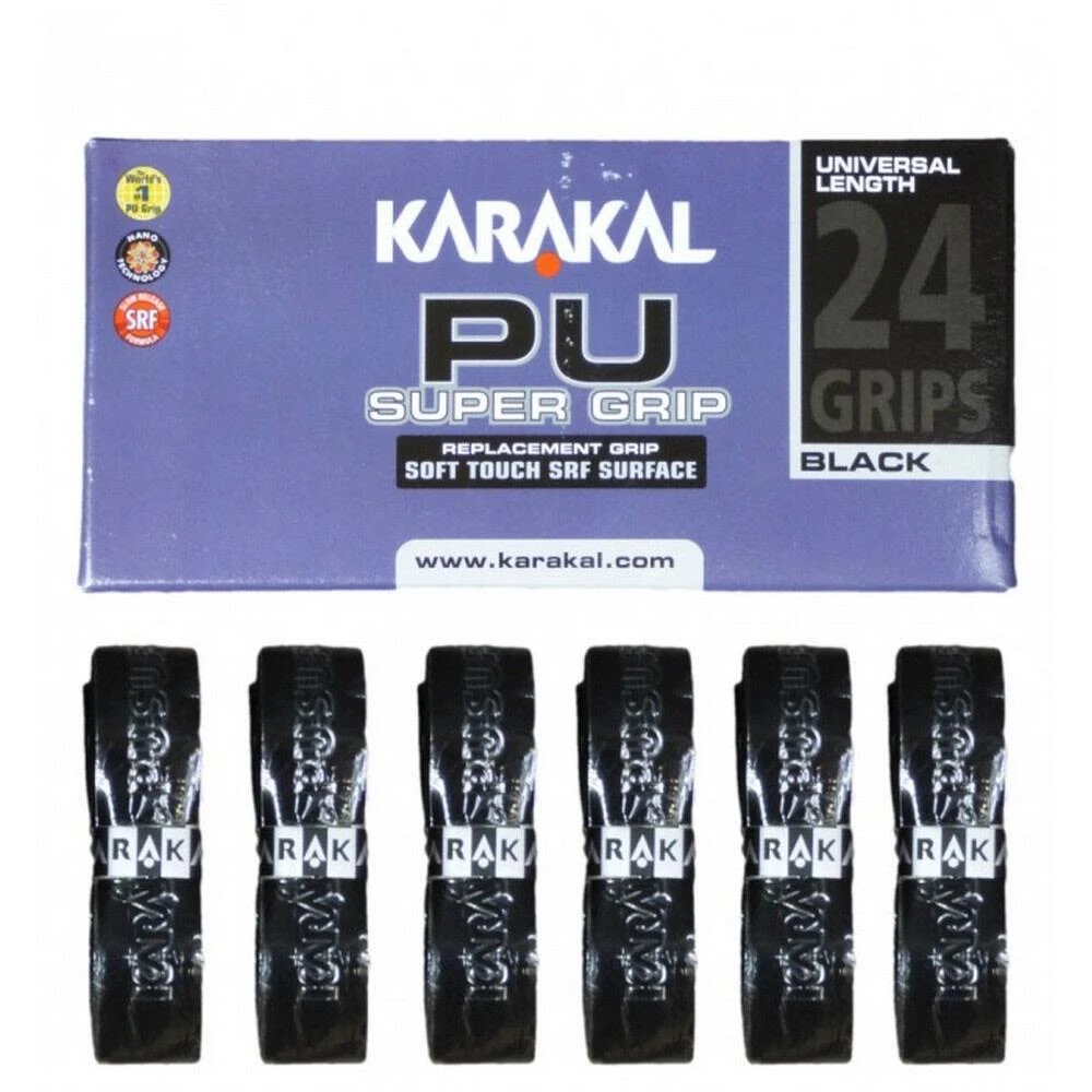 KARAKAL Racket Overgrip (Pack Of 24) (Black) 3 KARAKAL Racket Overgrip (Pack Of 24) (Black)