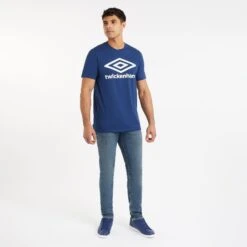 UMBRO Mens Twickenham England Rugby TShirt (Black) -Tennis Squash Shop k2e6e69fc644268e76e334ae92ee9b36d