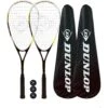 2 X Dunlop NanoMax Ti Squash Rackets + 3 Squash Balls 2 2 X Dunlop NanoMax Ti Squash Rackets + 3 Squash Balls -Tennis Squash Shop k300a29a45fefab1ceebf1c4c3d4afff3