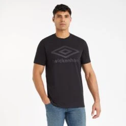 UMBRO Mens Twickenham England Rugby TShirt (Black) -Tennis Squash Shop k3803c2bf3145c0b24d8eafe0a937d538