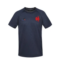No Brand Kids' Short-Sleeved Rugby Training Replica T-Shirt - France