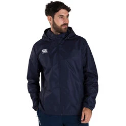 Canterbury Mens Club Waterproof Jacket (Black) -Tennis Squash Shop k5749ea952268379c053ef5e1079a29f2