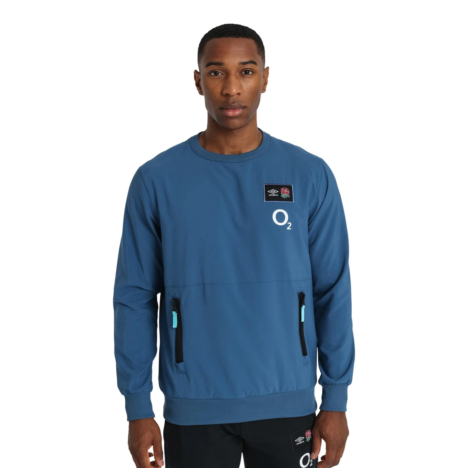 UMBRO England Rugby Mens 22/23 Woven Sweatshirt (Ensign Blue) 5 UMBRO England Rugby Mens 22/23 Woven Sweatshirt (Ensign Blue) - Image 3