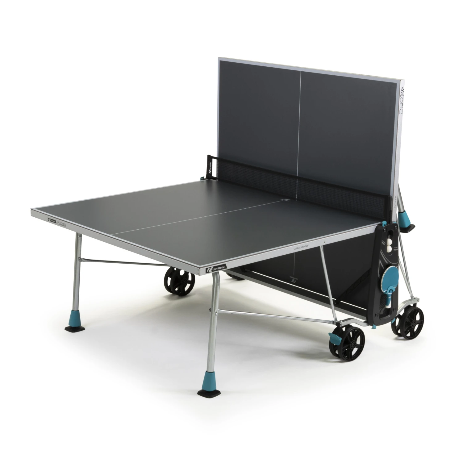 Outdoor Recreational Table Tennis Table 200X - Grey 4 Outdoor Recreational Table Tennis Table 200X - Grey - Image 2