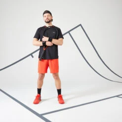 Artengo Men's Short-Sleeved Tennis T-Shirt DRY VN -Tennis Squash Shop k761de024712c3043786a9f08422d2fa8