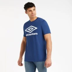 UMBRO Mens Twickenham England Rugby TShirt (Black) -Tennis Squash Shop k7d203769cb9c4919be9d6066f20f8926