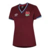 UMBRO England Rugby Womens/Ladies Classic TShirt (Merlot/Navy) -Tennis Squash Shop k80bf197c69ea3595d507b5593e6177be