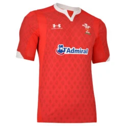 Under Armour Wales WRU Sevens Pathway Kids Rugby Shirt Red