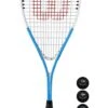 Wilson Ultra XP Squash Racket With Wilson Protective Cover & 3 Squash Balls -Tennis Squash Shop k90391c706d11f4da7aeea59d7b2d6d35