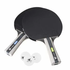 Set Of 2 Free Table Tennis Bats And 3 Balls - Twin Pack -Tennis Squash Shop k92e022f11f910feb3beceeb982a93553