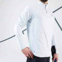 Artengo Men's Half-Zip Long-Sleeved Thermal Tennis Sweatshirt -Tennis Squash Shop k98389a9ecd315f0c7a8b33a973a2051e