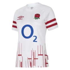 UMBRO England Rugby Womens/Ladies 22/23 Home Jersey (White)