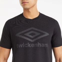 UMBRO Mens Twickenham England Rugby TShirt (Black) -Tennis Squash Shop kacdee88d965da14fd20a57f865d84ce8