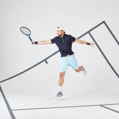 Artengo Men's Short-Sleeved Tennis T-Shirt DRY+ -Tennis Squash Shop kad33f71caa35745e5283a89a43ccc0fb