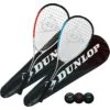 Dunlop Hyper Squash Racket Deluxe Squash Set, Inc Full Length Protective Covers -Tennis Squash Shop kb5a9cd1a4e3dbd659a14c7ca0ec373a7