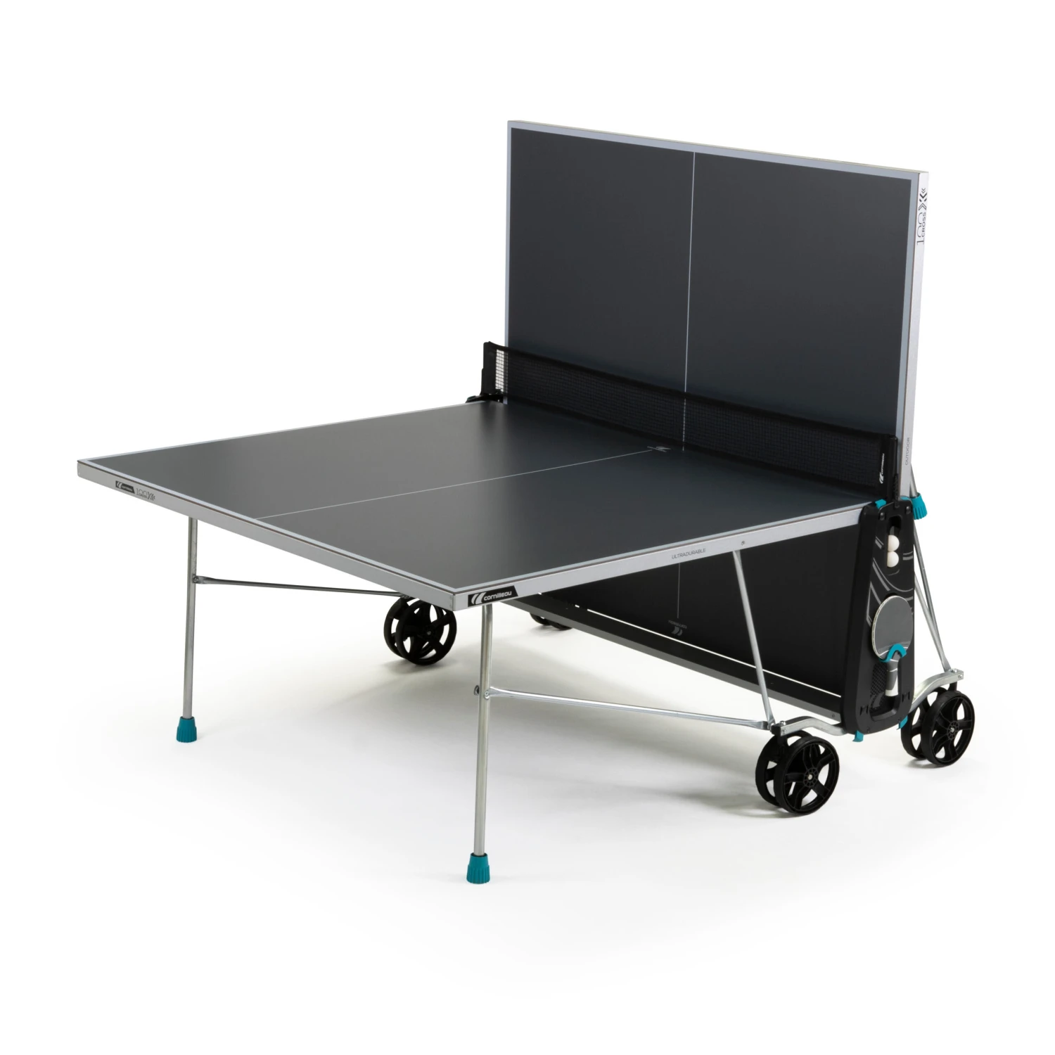 Outdoor Table Tennis Table 100X - Grey 4 Outdoor Table Tennis Table 100X - Grey - Image 2