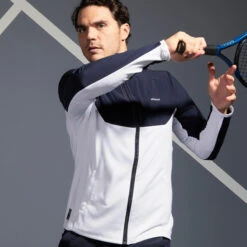 Artengo Men's Tennis Jacket Essential -Tennis Squash Shop kc740caede1a782c813bdd2dcc685325d