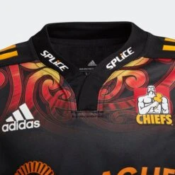 Adidas Chiefs Kids Home Supporters Rugby Shirt HA2393 Black -Tennis Squash Shop kd9c369742245da4fcde125fafb3473a7