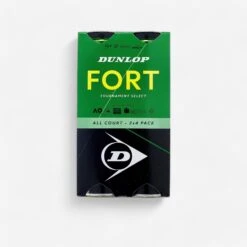 Dunlop Control Tennis Balls Fort All Court Twin 4-Pack - Yellow
