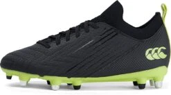 CANTERBURY SPEED 3.0 PRO SG RUGBY BOOT BLACK/LIME