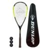 Dunlop Hypermax Pro Squash Racket, Inc Full Protective Cover & 3 Squash Balls -Tennis Squash Shop ke6a6a5d9d1b57bf3d4d32ab296ddbab6