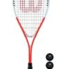Wilson Pro Staff XP Squash Racket With Wilson Protective Cover & 3 Squash Balls -Tennis Squash Shop kef5284465c92023fec2a497bdda57280