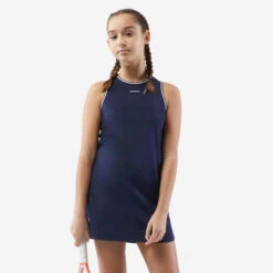 Artengo Girls' Straight-Cut Tennis Dress TDR 500